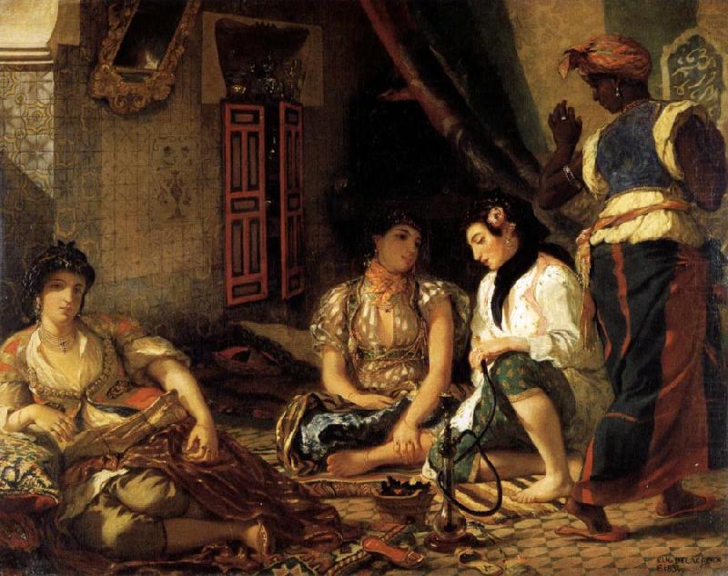 Eugene Delacroix Women of Algiers china oil painting image